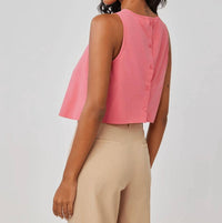 Bella Dahl - Sleeveless Button Back Top
