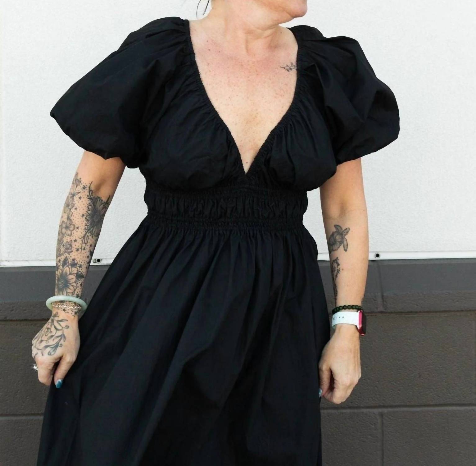 Olivaceous - Unforgettable Empire Waist Maxi Dress