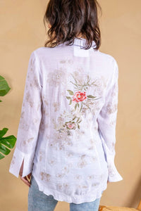 Paparazzi - Women's Embroidered Blouse