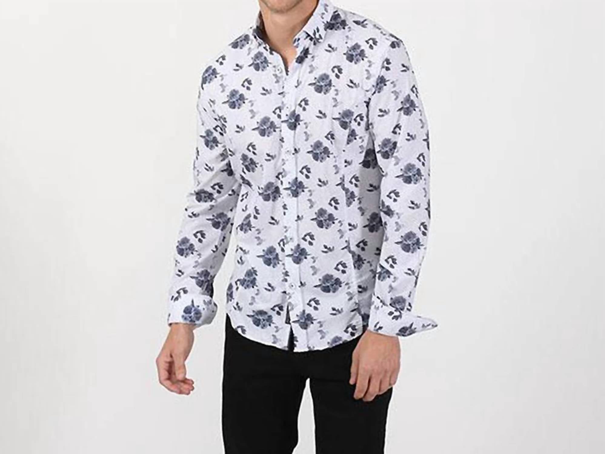 Eight X - Rose Dot Button Down Shirt