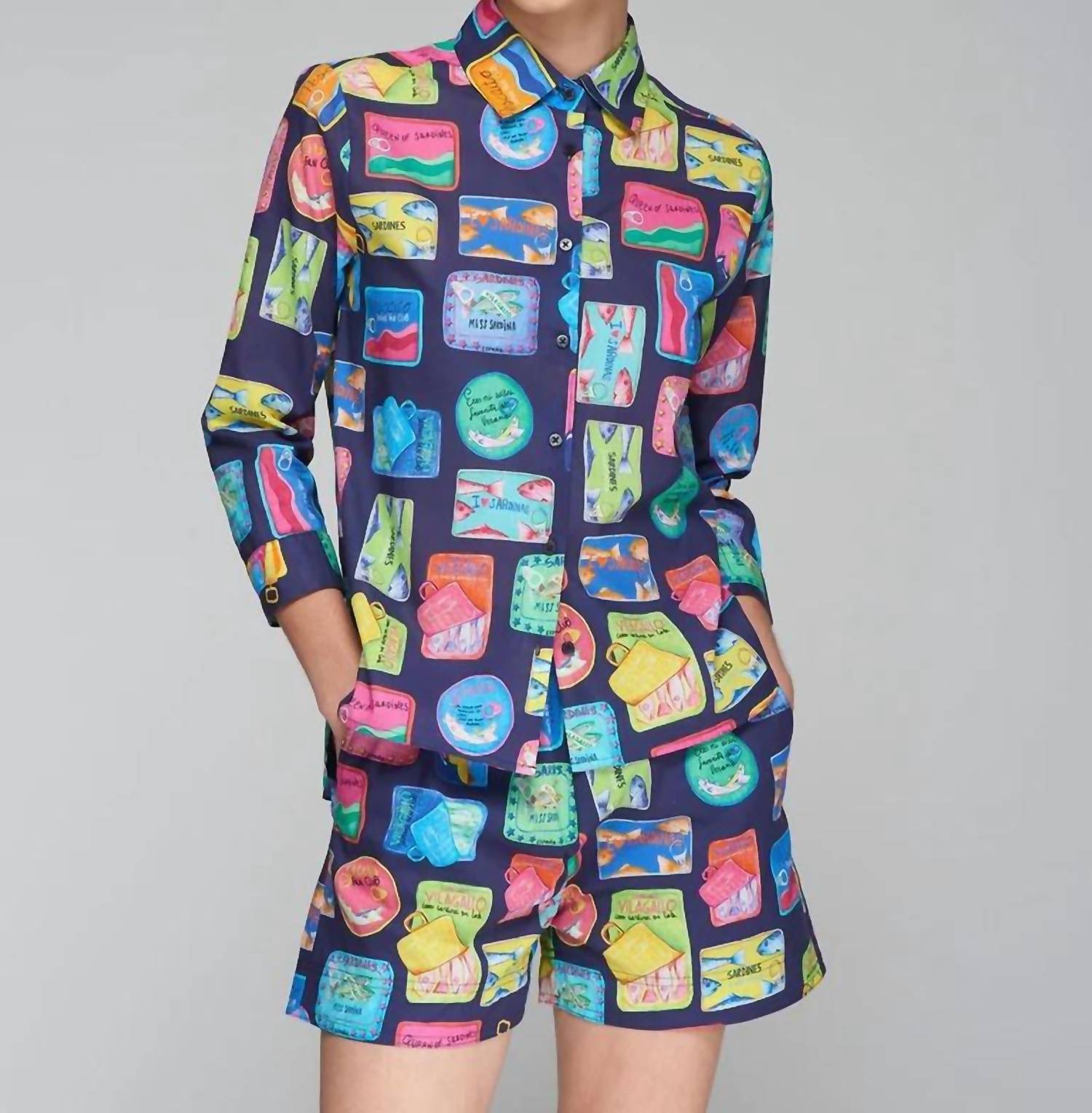 Vilagallo - Sardine Bermuda Shorts