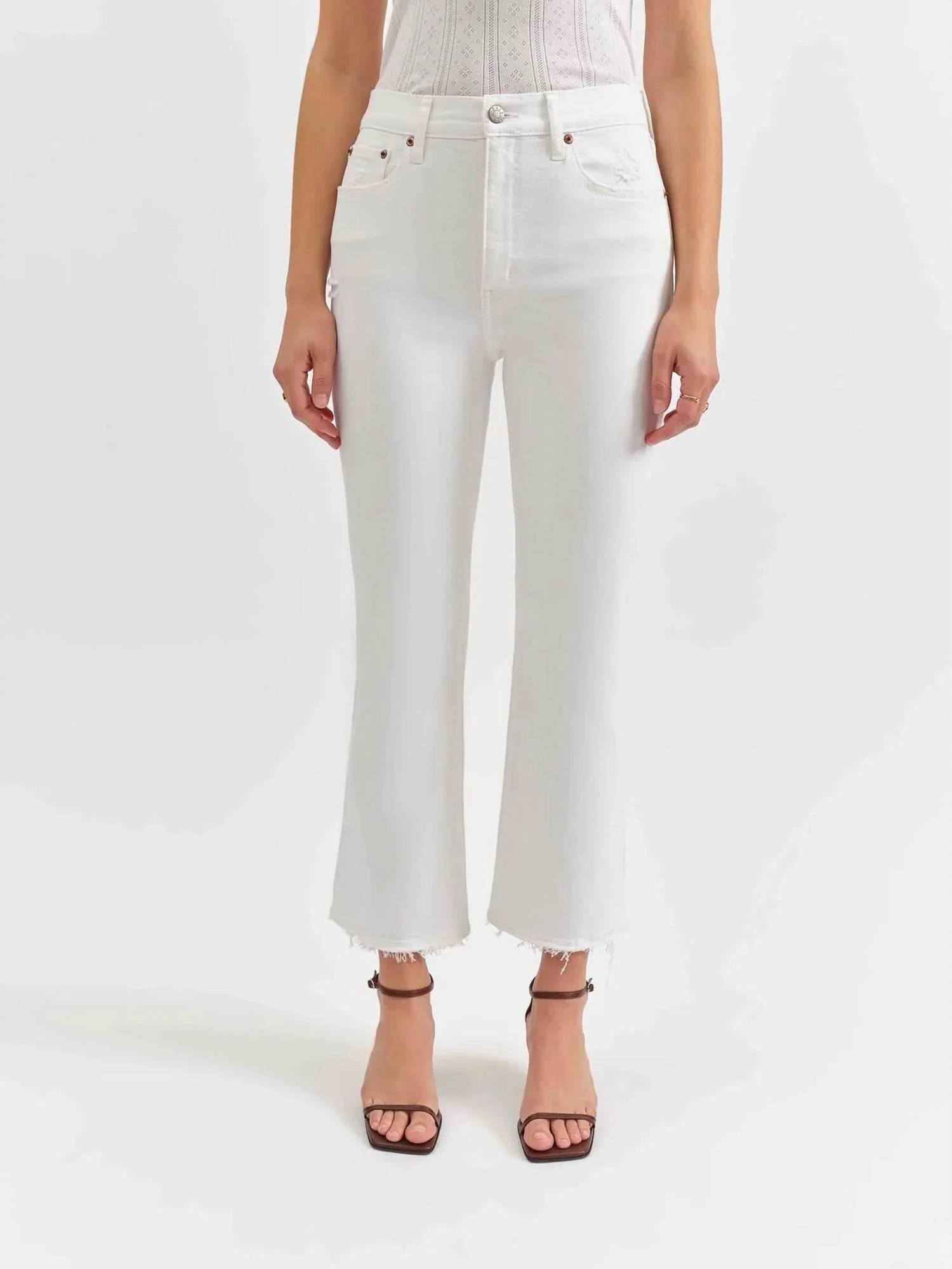 Daze - Shy Girl Crop Flare Jeans
