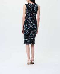 Joseph Ribkoff - Palm Print Wrap Dress