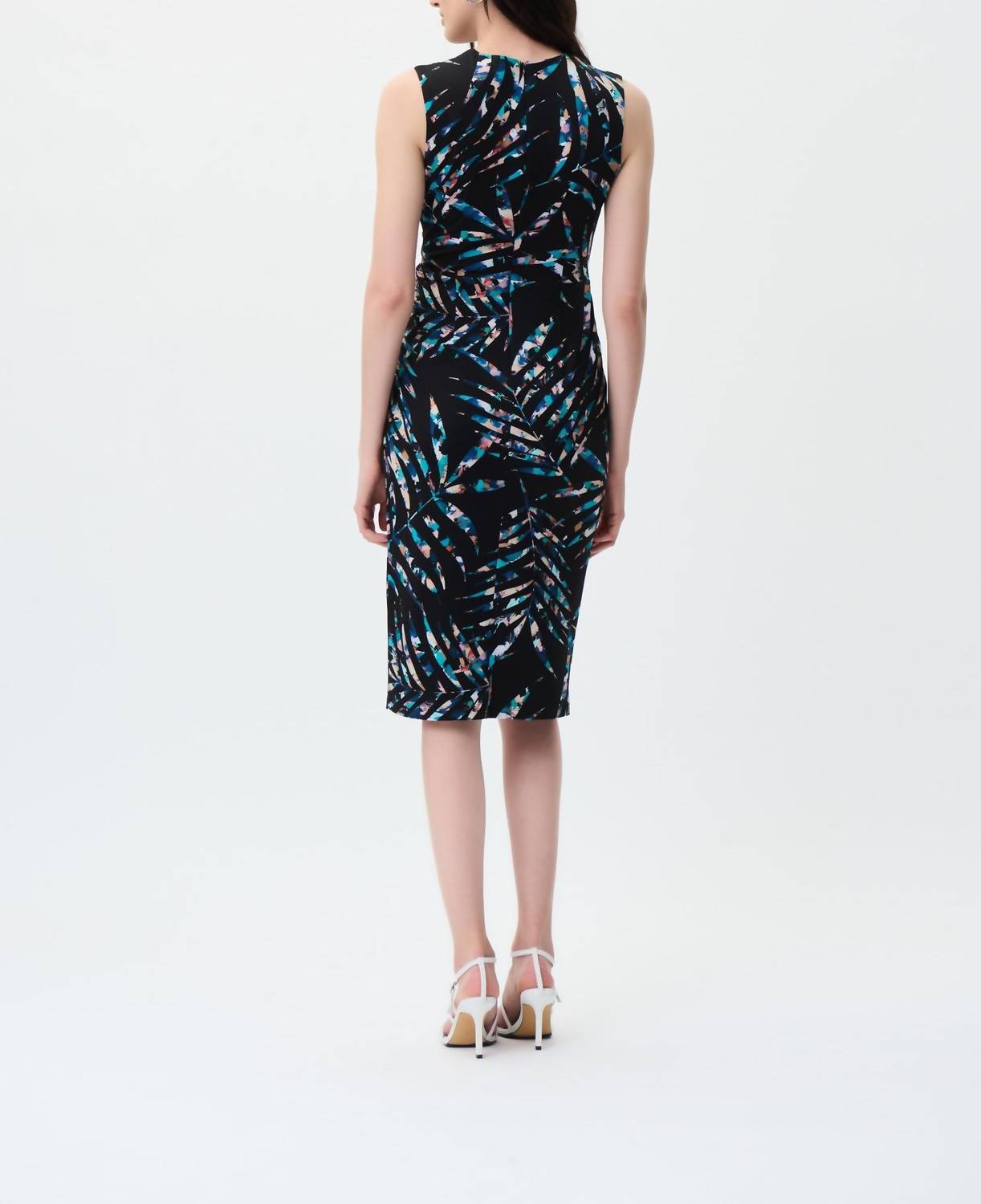 Joseph Ribkoff - Palm Print Wrap Dress