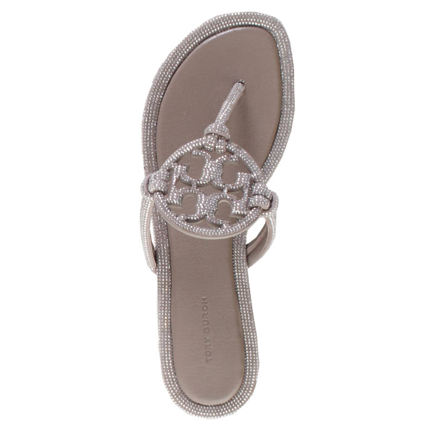 Tory Burch - Women's Miller Knotted Pave Thong Sandal