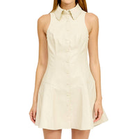 En Saison - Barrett Faux Leather Mini Dress