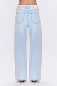 PISTOLA Hendrix High Rise Baggy Jeans in waterfall - women's jeans - detail view