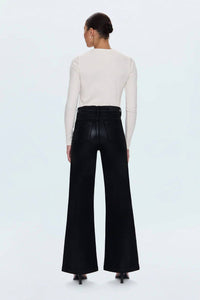 Pistola - Lana High Rise Ultra Wide Leg Coated Pants