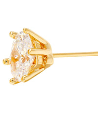 Kendra Scott Women's Cailin Crystal Stud Earrings in gold - women's jewelry - detail view