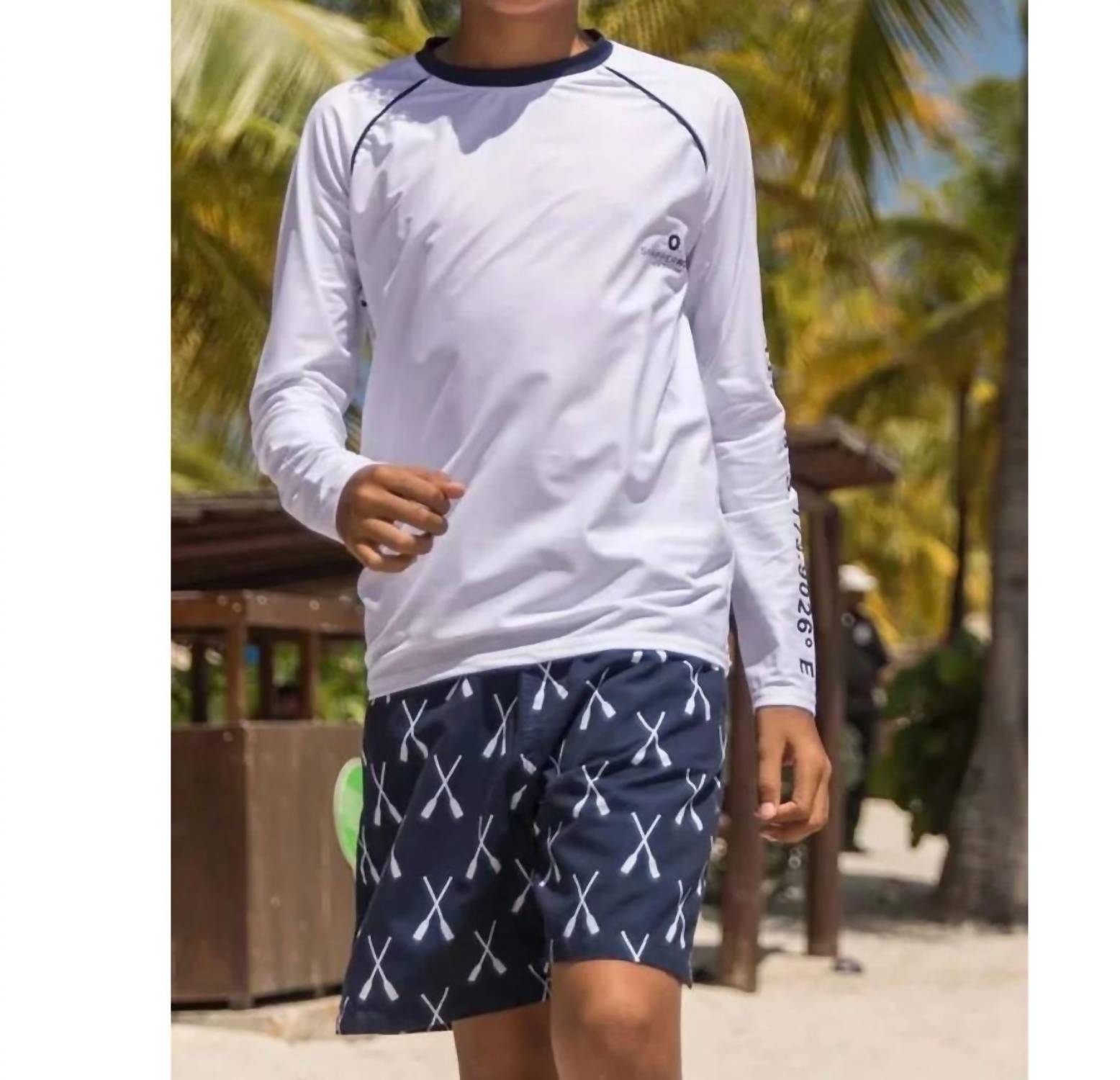 Snapper Rock - Boys Riviera Rowers Volley Board Shorts