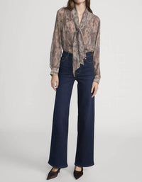 Frame - Le Slim Palazzo Wide Leg Flare Jeans