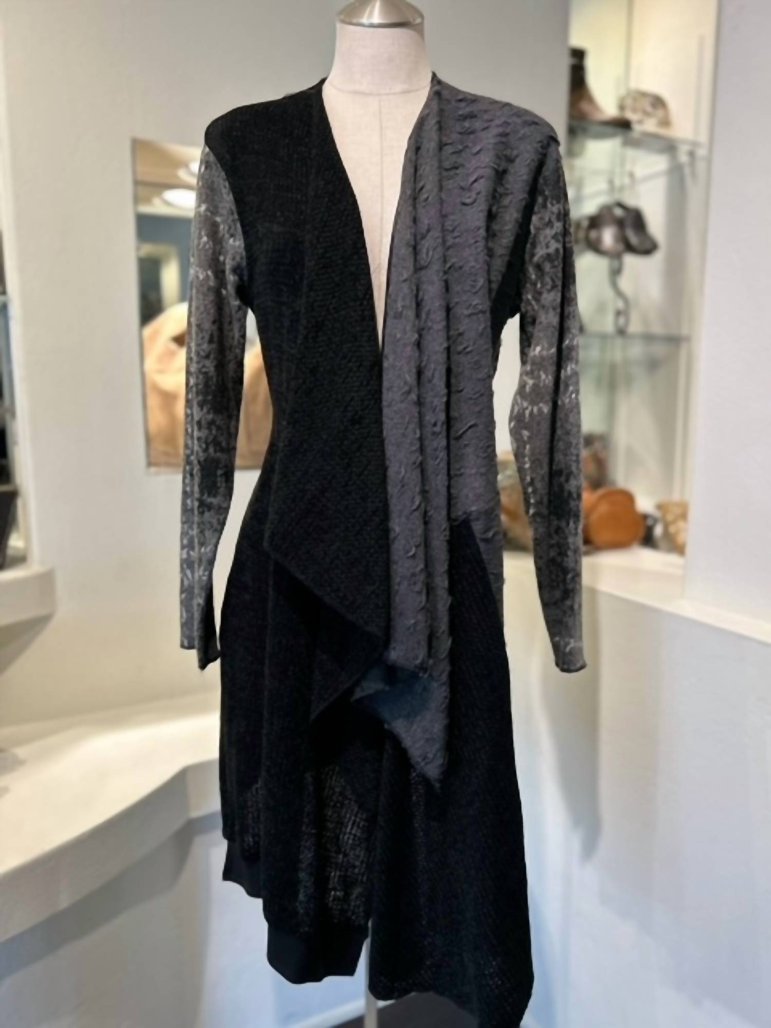 GENEROUS PATCHWORK CARDIGAN