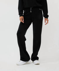 ESQUALO Pull On Modal Pant in black - women's pants