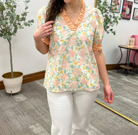 Staccato - Floral Puff Sleeve Blouse