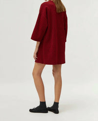 Compania Fantastica - Jacquard Printed Short Knit Dress