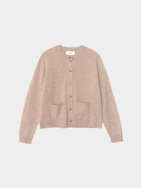 XIRENA Lillian Cardigan in heather brown - women's cardigan - alternate view