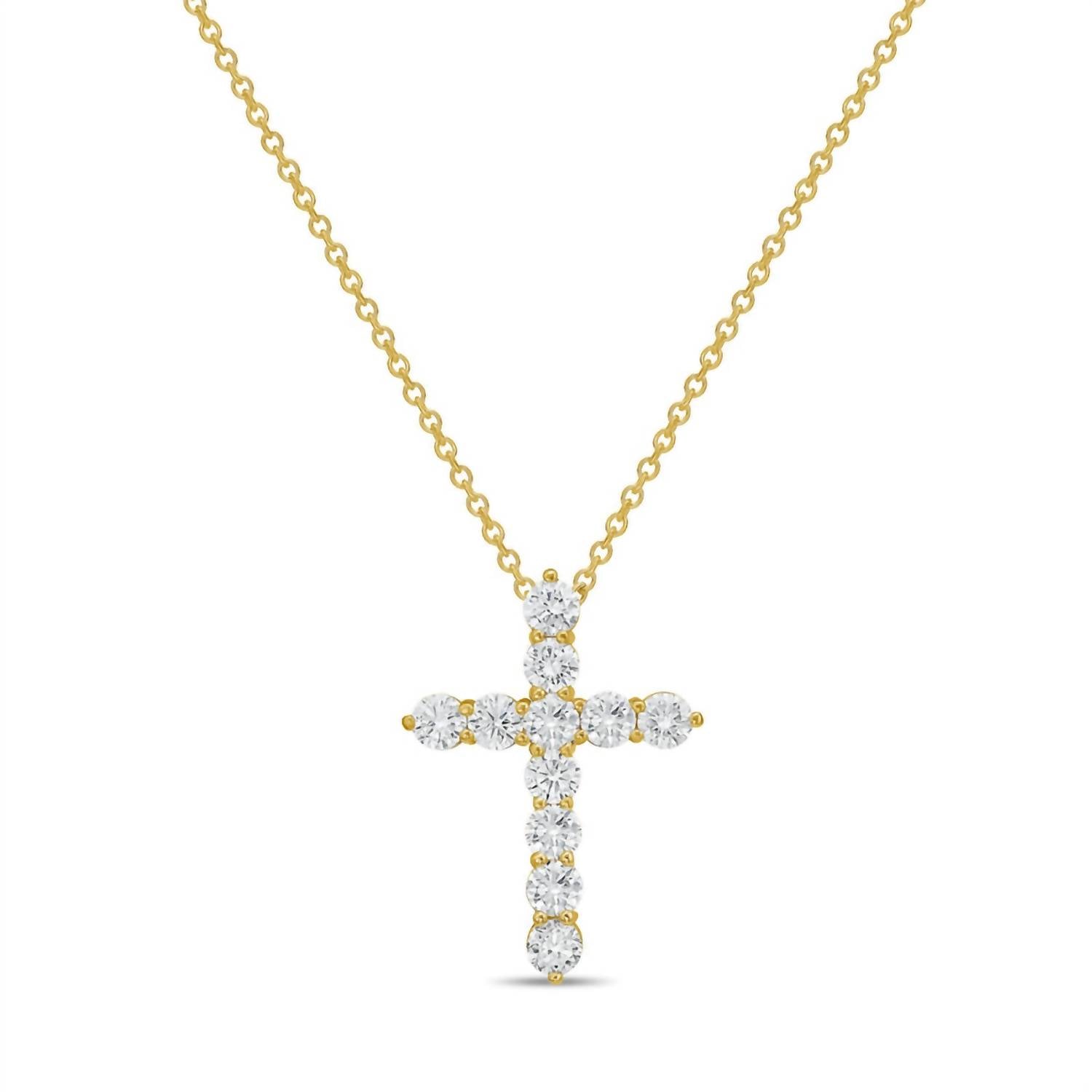 Diana M Jewels - Women's Round Lab-Grown Diamond Pendant Necklace (0.50 Ct) - Signature
