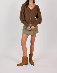 Sadie & Sage - Sweeping Wind Button Front Cardigan