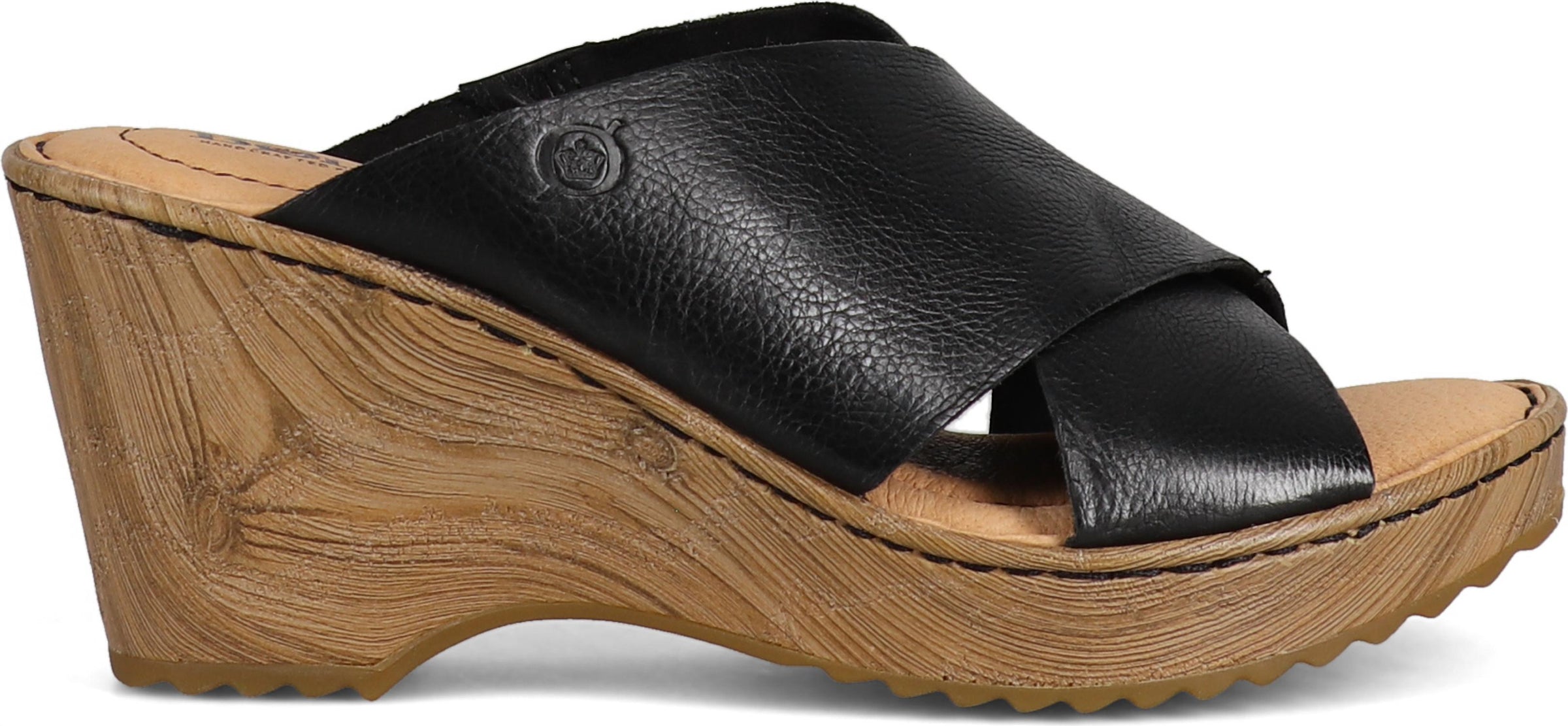 Born Women's Nora Sandals in black - women's sandal - detail view