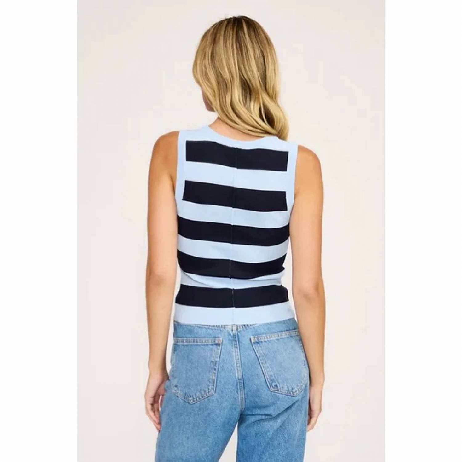 Lucy Paris - Curren Striped Top