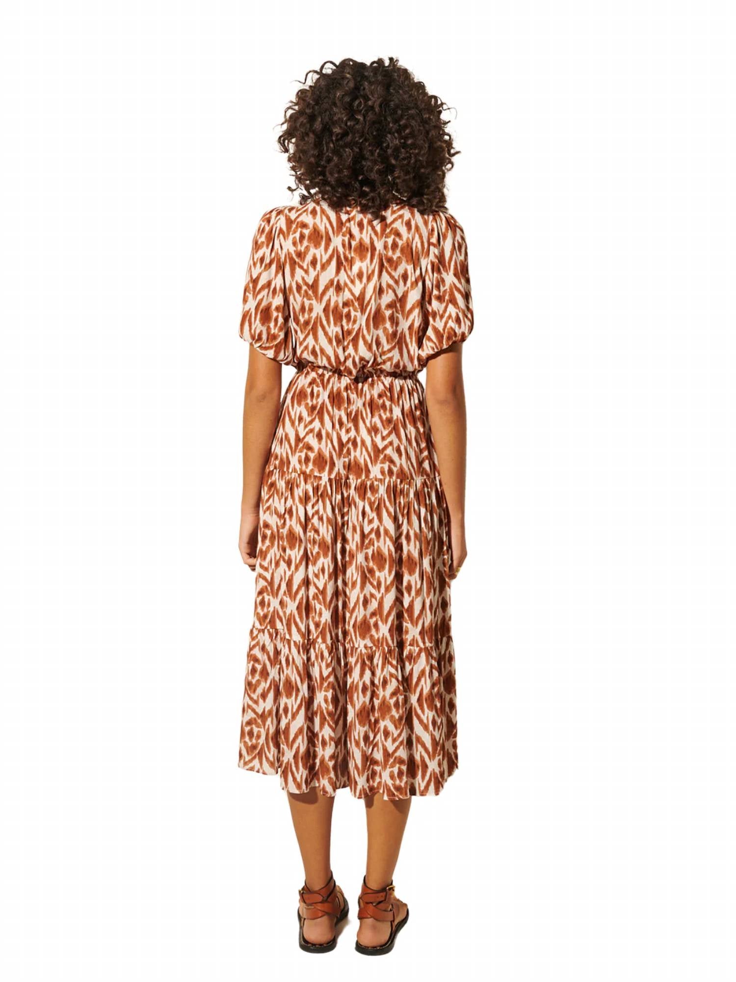 Kivari - Marisa Tie Front Midi Dress