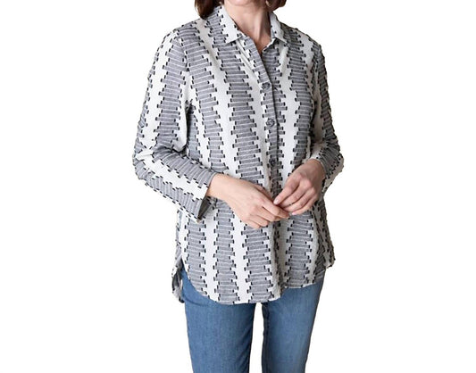 Habitat - Embroidered Wrap Around Shirt