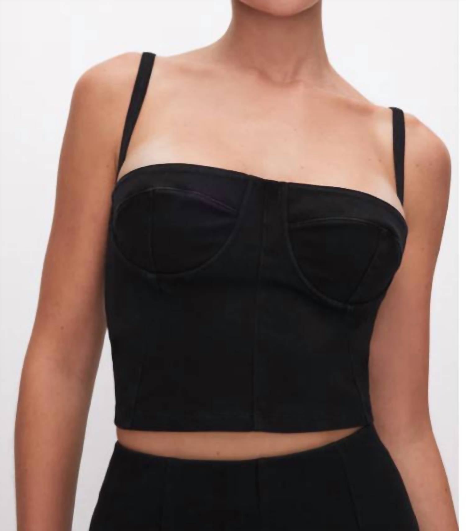 Good American - Sculpt Bustier Tank