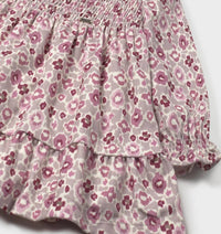 Mayoral - Printed Velvet Dress