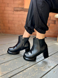 All Black - Women's Mod Easy Bootie