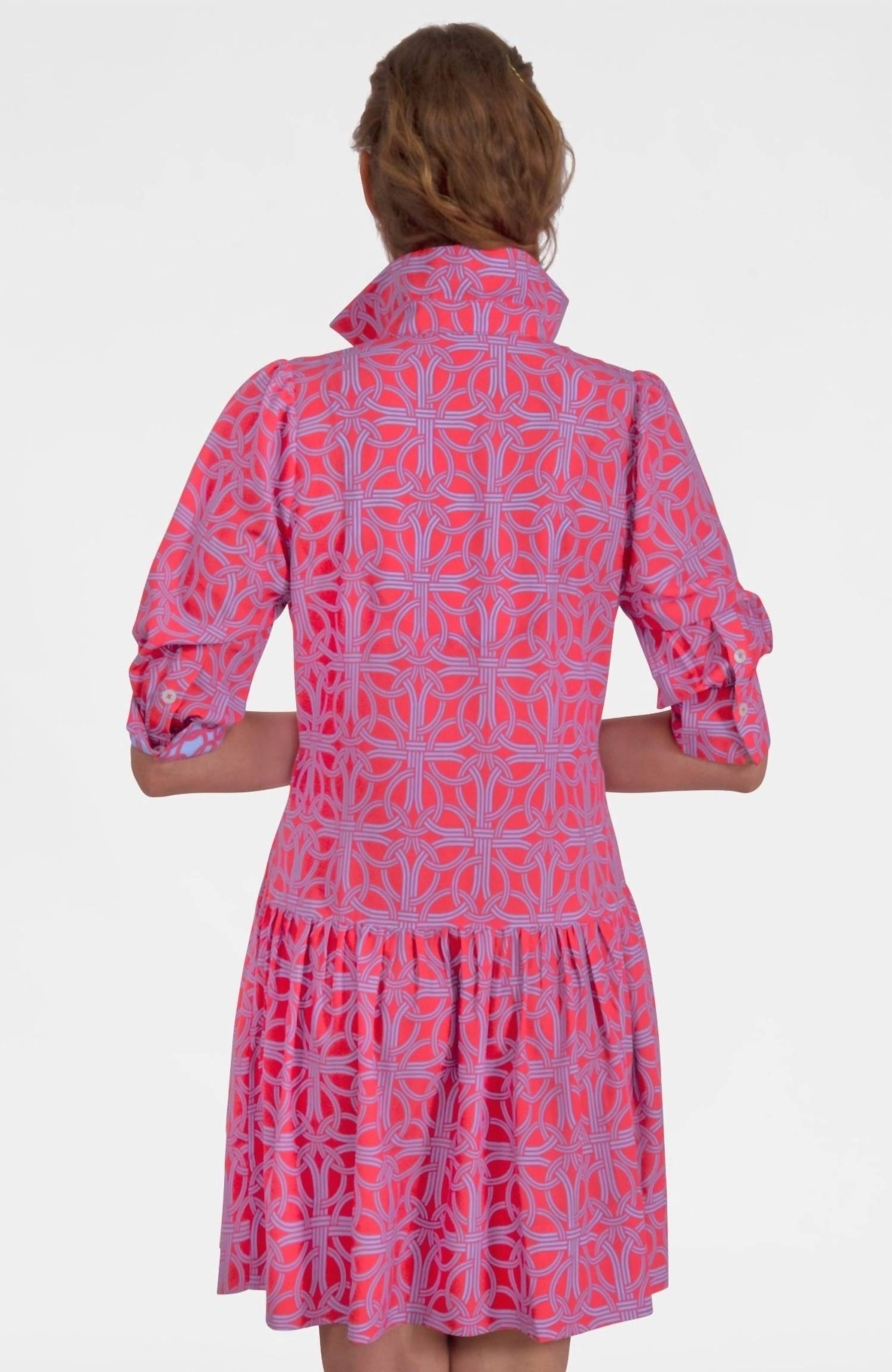 GRETCHEN SCOTT So Sweet Mini Dress in pink - women's dress - detail view
