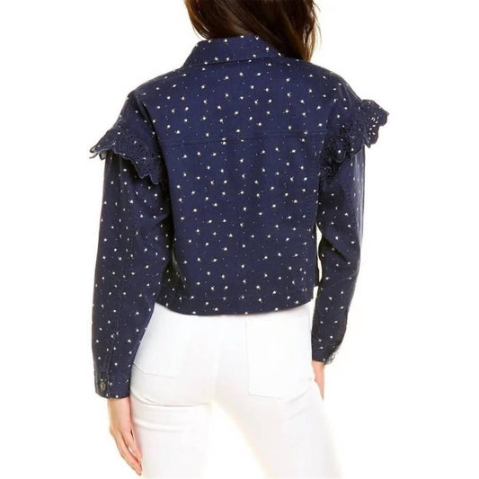 Something Navy - Celeste Ruffle Jacket