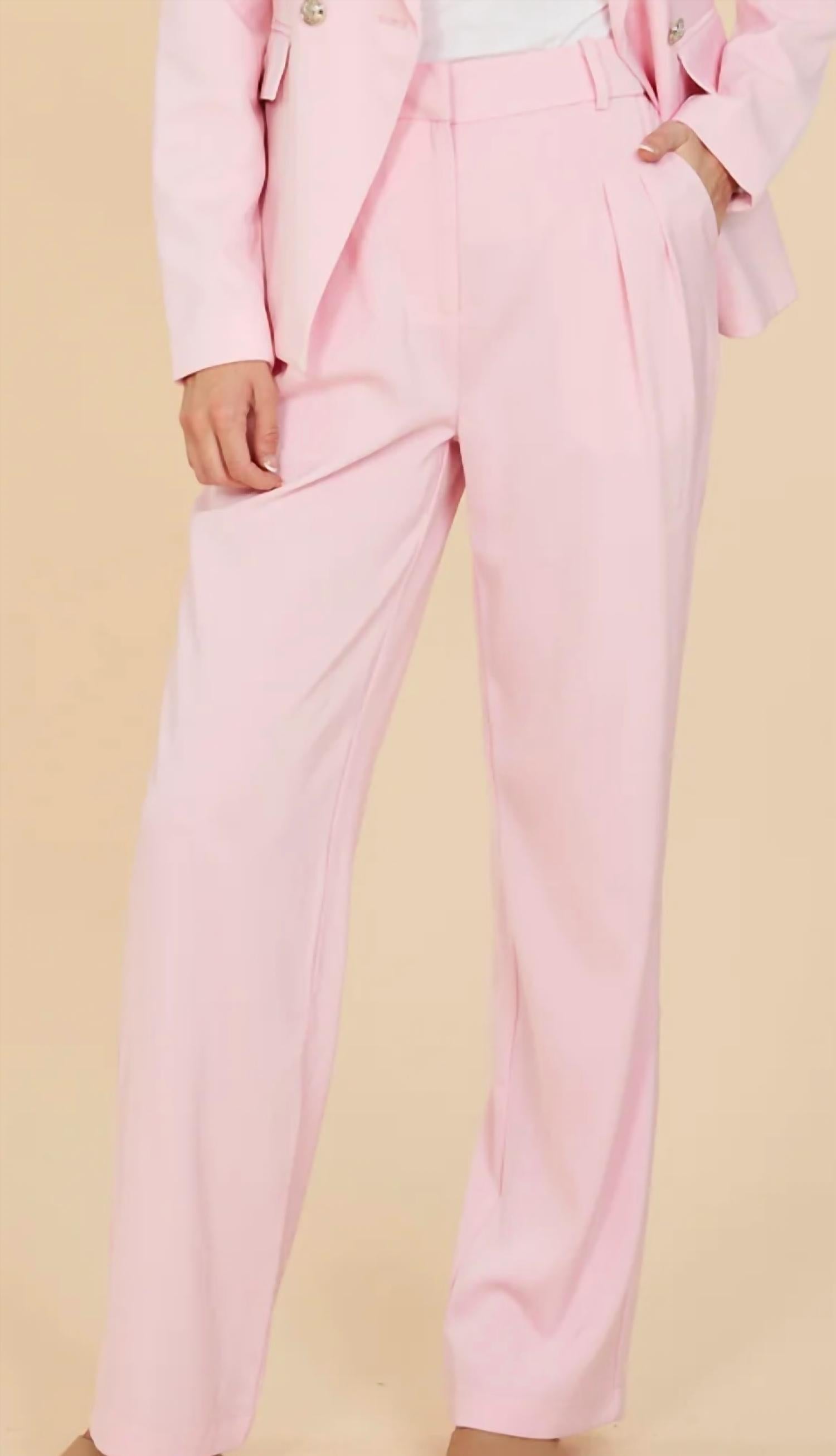 Dolce Cabo - Pleated Wide Leg Trouser