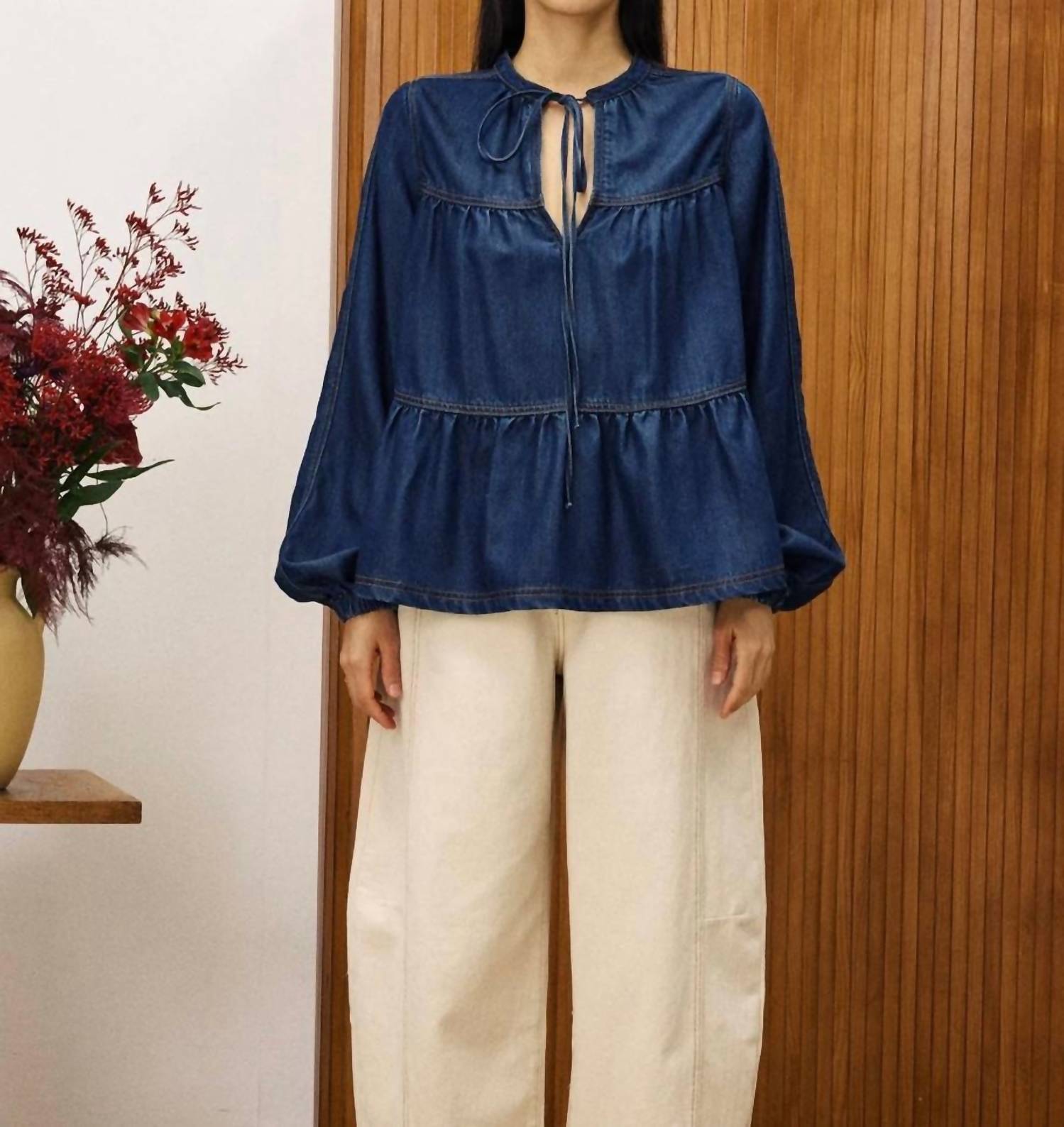 Frnch - Cixous Babydoll Blouse
