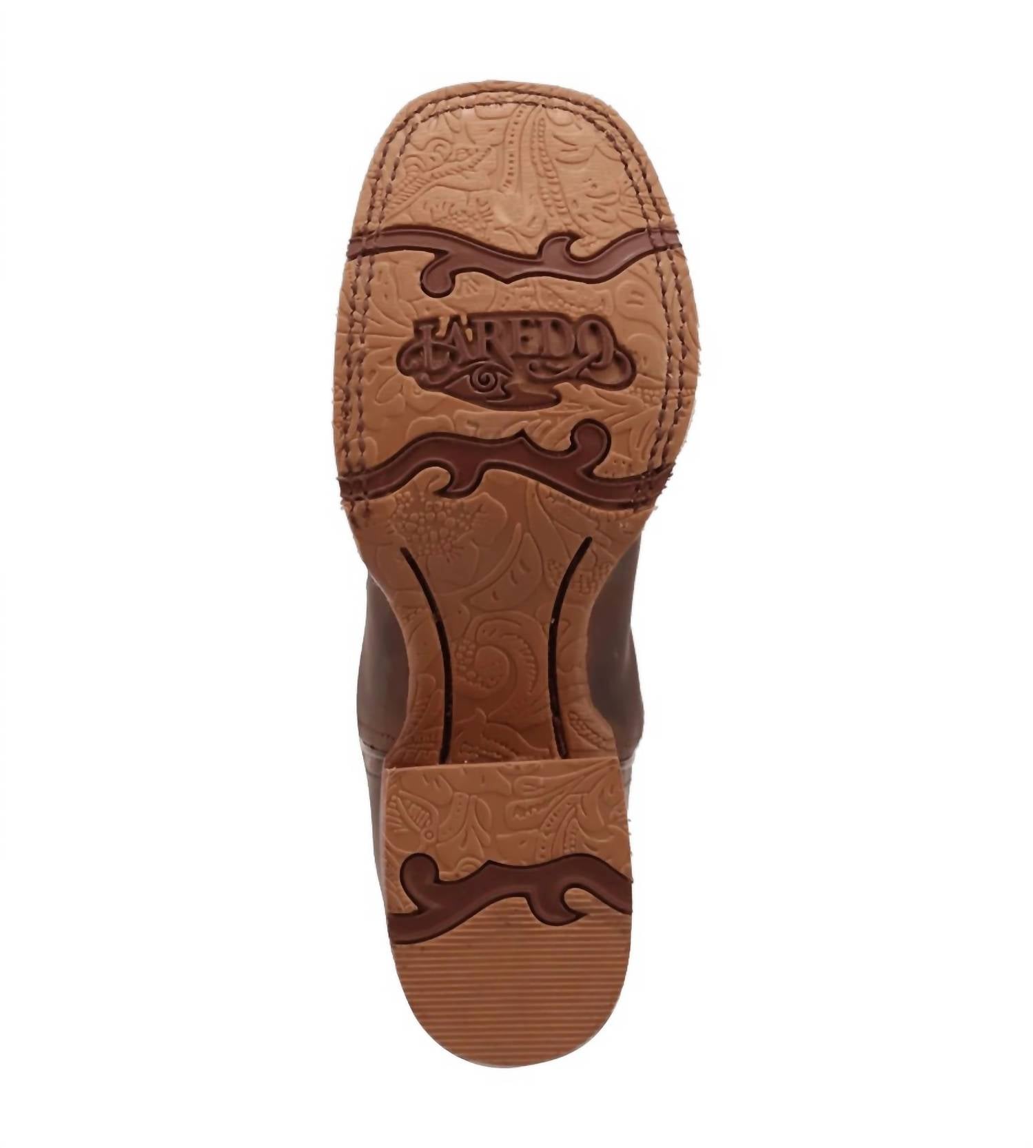 DAN POST. Women's Lonestar Lace Leather Boot in brown - women's shoe - view 6
