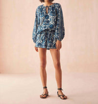 Omika - Tiya Tie Front Blouse
