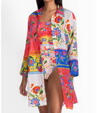 Johnny Was - Rumba Button Down Shirt Dress Plus
