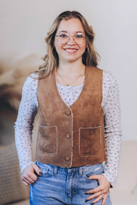 Be Cool - Suede Feel Sherpa Vest