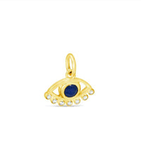 Dune Jewelry - Women's Evil Eye 14k Vermeil Charm