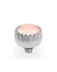 Qudo Women's London 8mm Jewelry Topper in flamingo ignite silver - women's jewelry