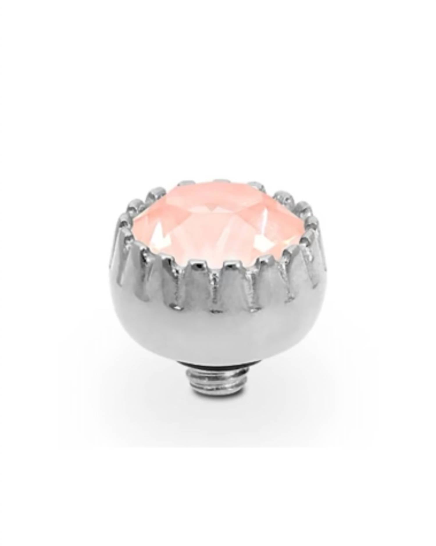 Qudo Women's London 8mm Jewelry Topper in flamingo ignite silver - women's jewelry
