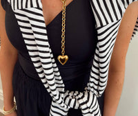 Chansuttpearls - Women's The Eliza Heart Lariat Pendant