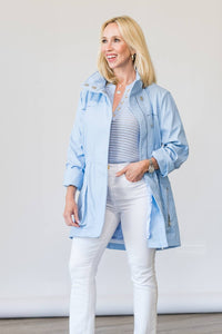 Ciao-Milano - Anna Waterproof Cinched Rain Jacket