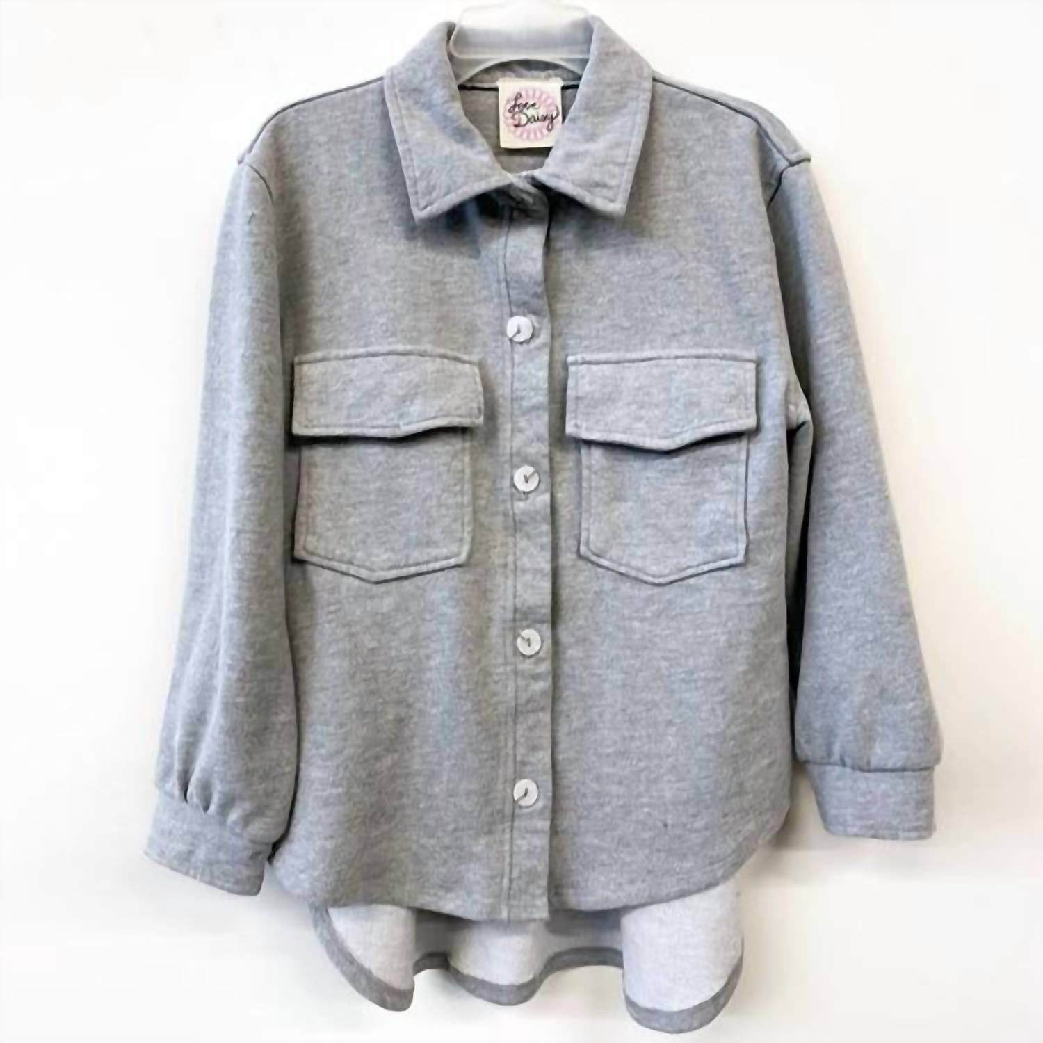 Shacket with Front Pockets