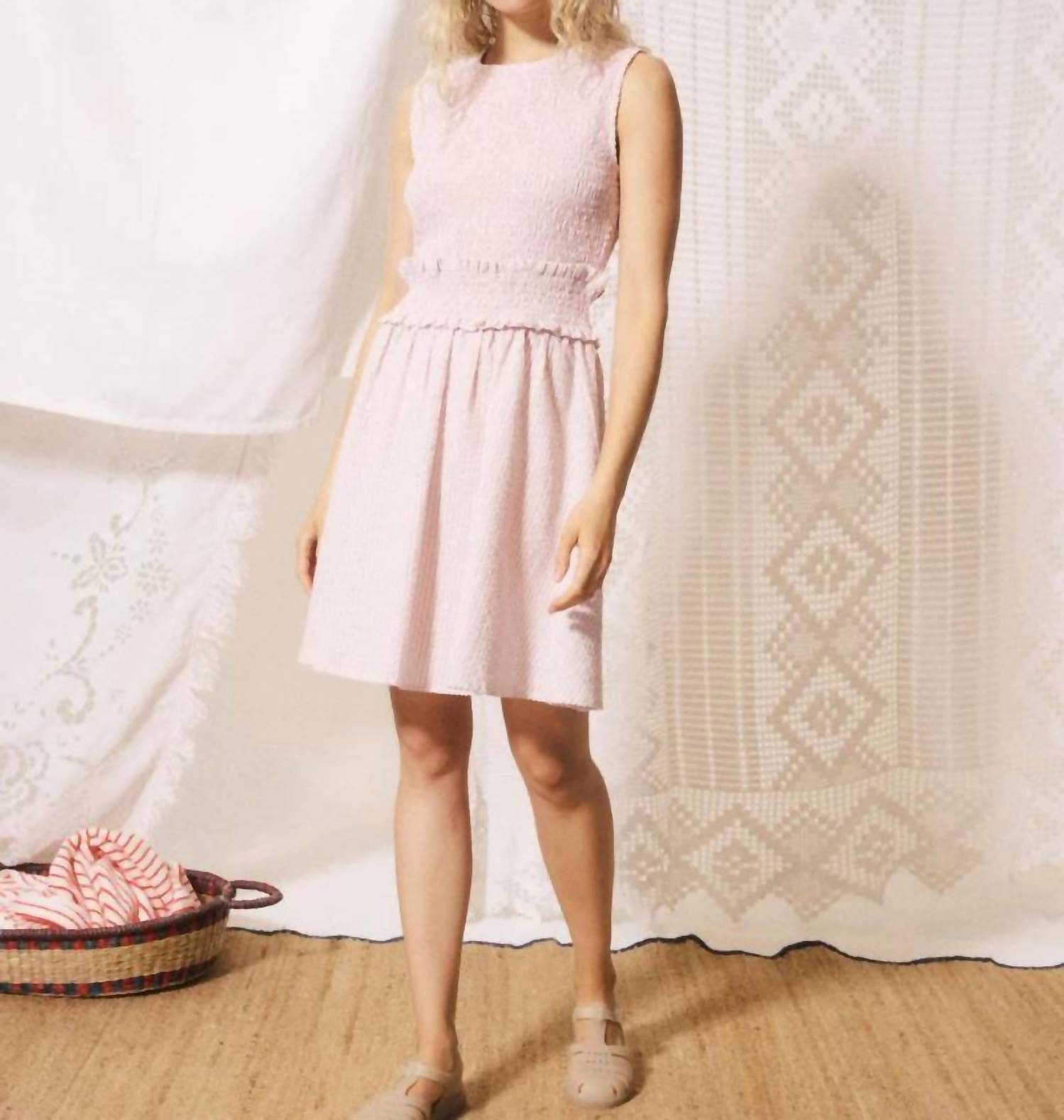 Frnch - Antonietta Rose Pale Dress