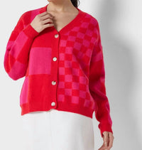 The Moment Collection - Geometrical V-neck Cardigan