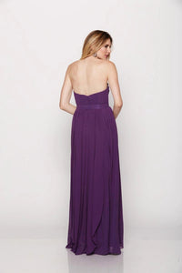 Milano Formals - Strapless Chiffon Dress