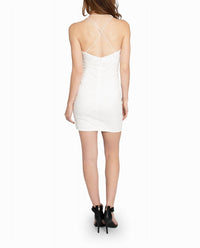 Nicole Miller - Cotton Metal Twist Front Dress
