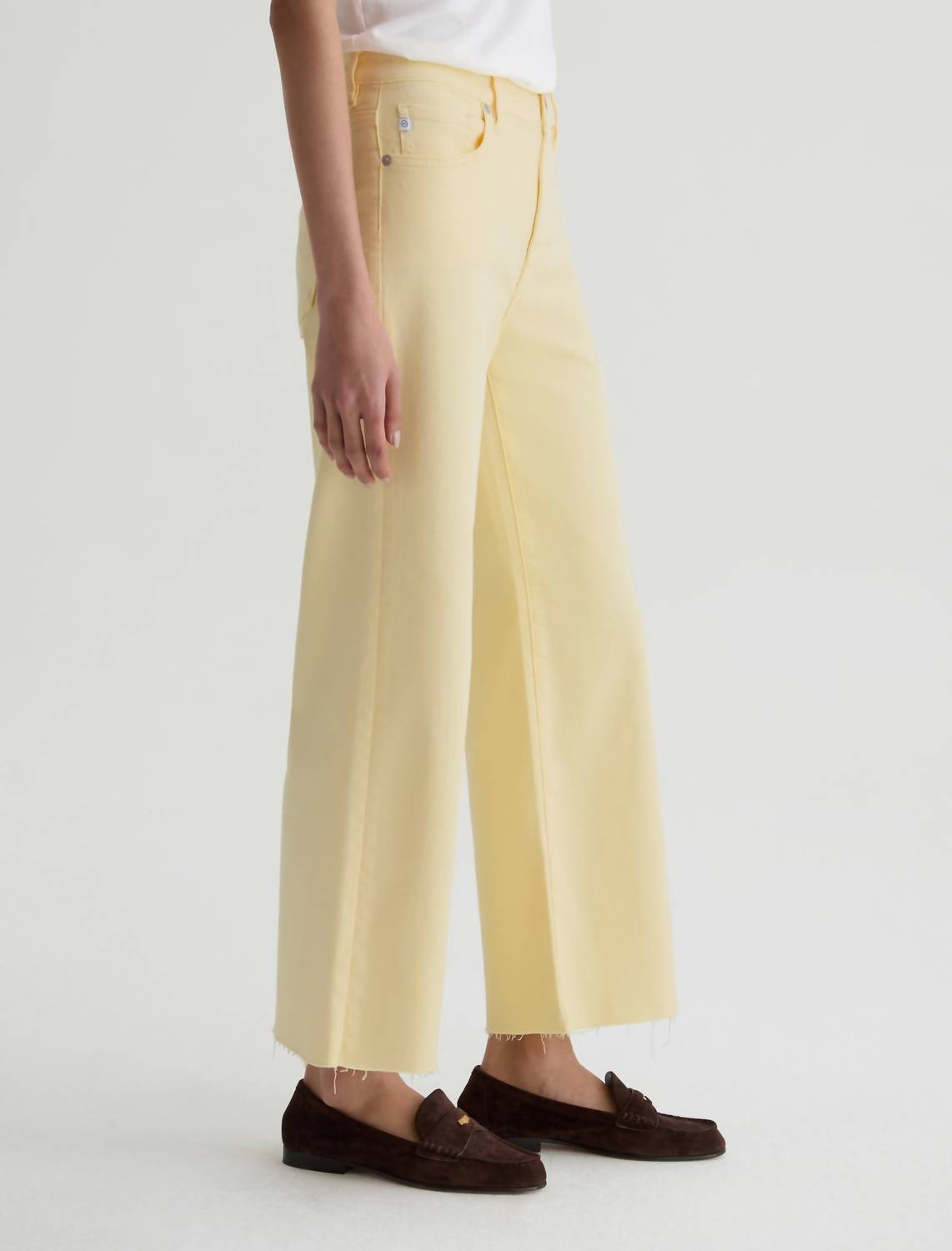 Ag Jeans - Saige Wide Leg Cropped Jeans