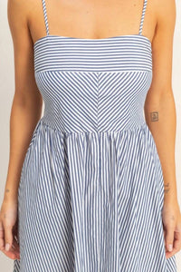 Hyfve - Striped Spaghetti Strap Dress