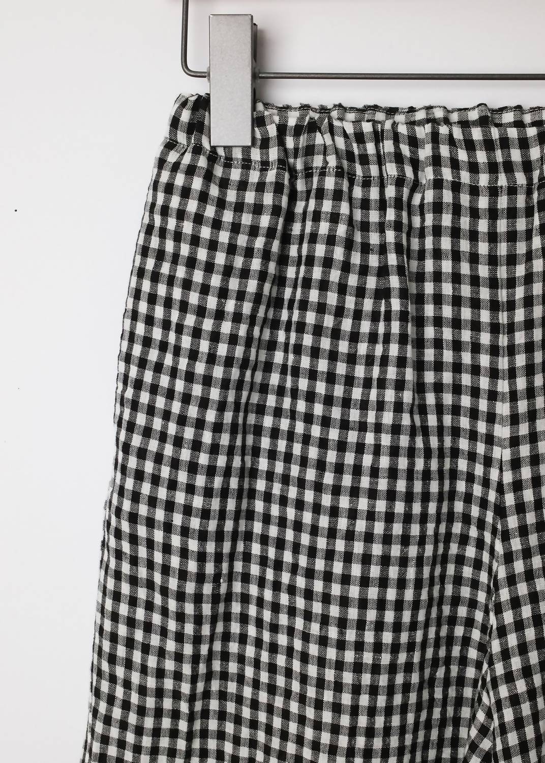 Apuntob - Linen Check Trousers